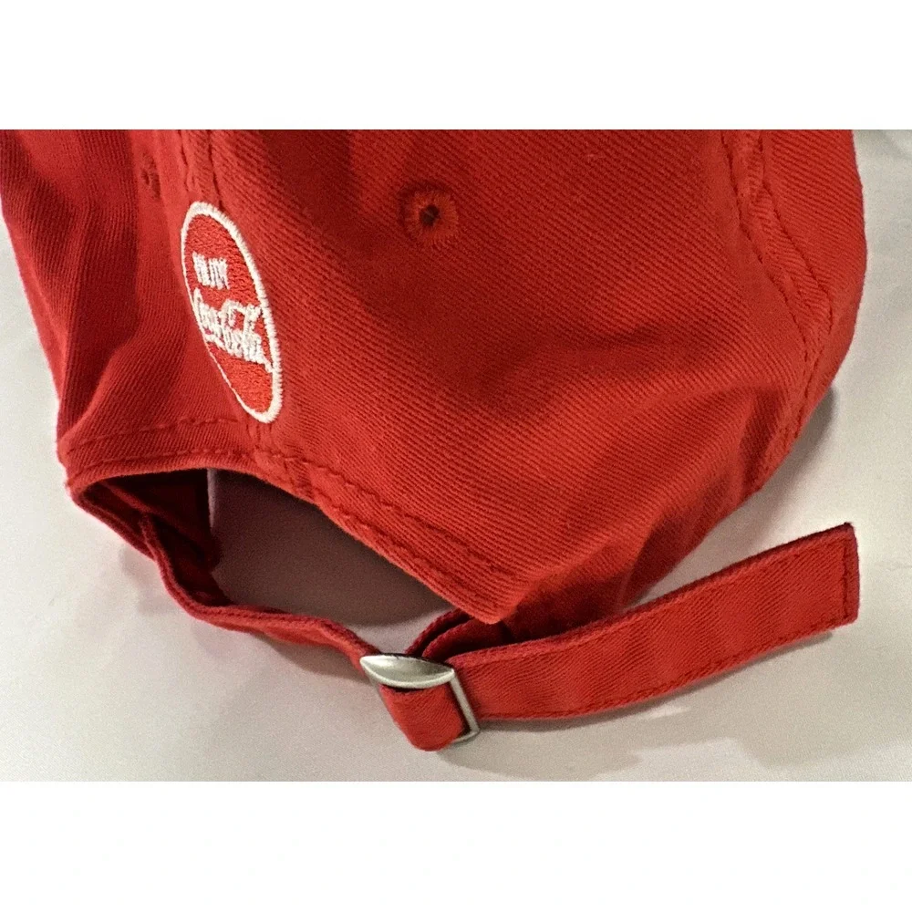 Coca Cola Vintage Small Polar Bears X 3 Emoji Red Hat Adjustable Enjoy Coca Cola